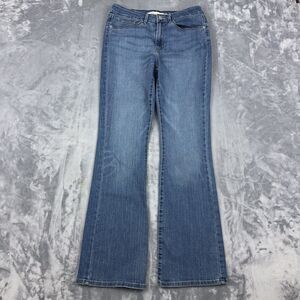 Levi Strauss Signature Jeans Womens Size 4 Blue Mid Rise Bootcut 5 Pocket Denim